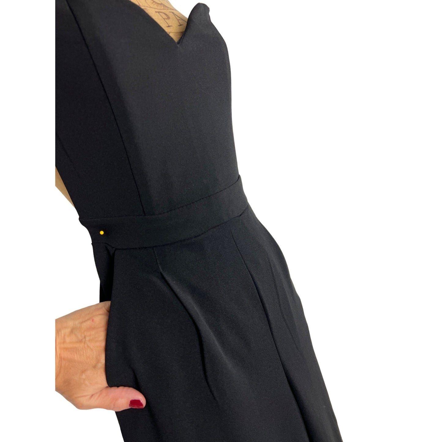 Express Jumpsuit Strapless Black Evening Jumper