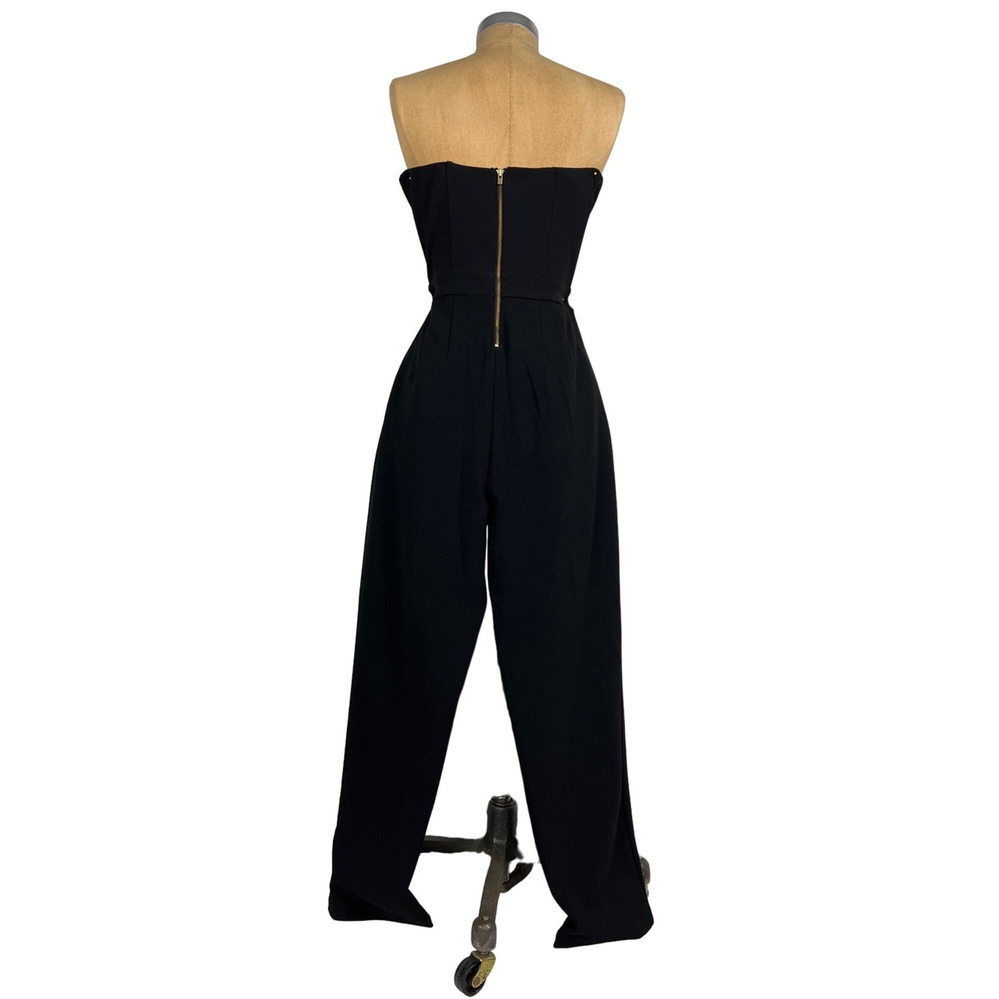 Express Jumpsuit Strapless Black Evening Jumper