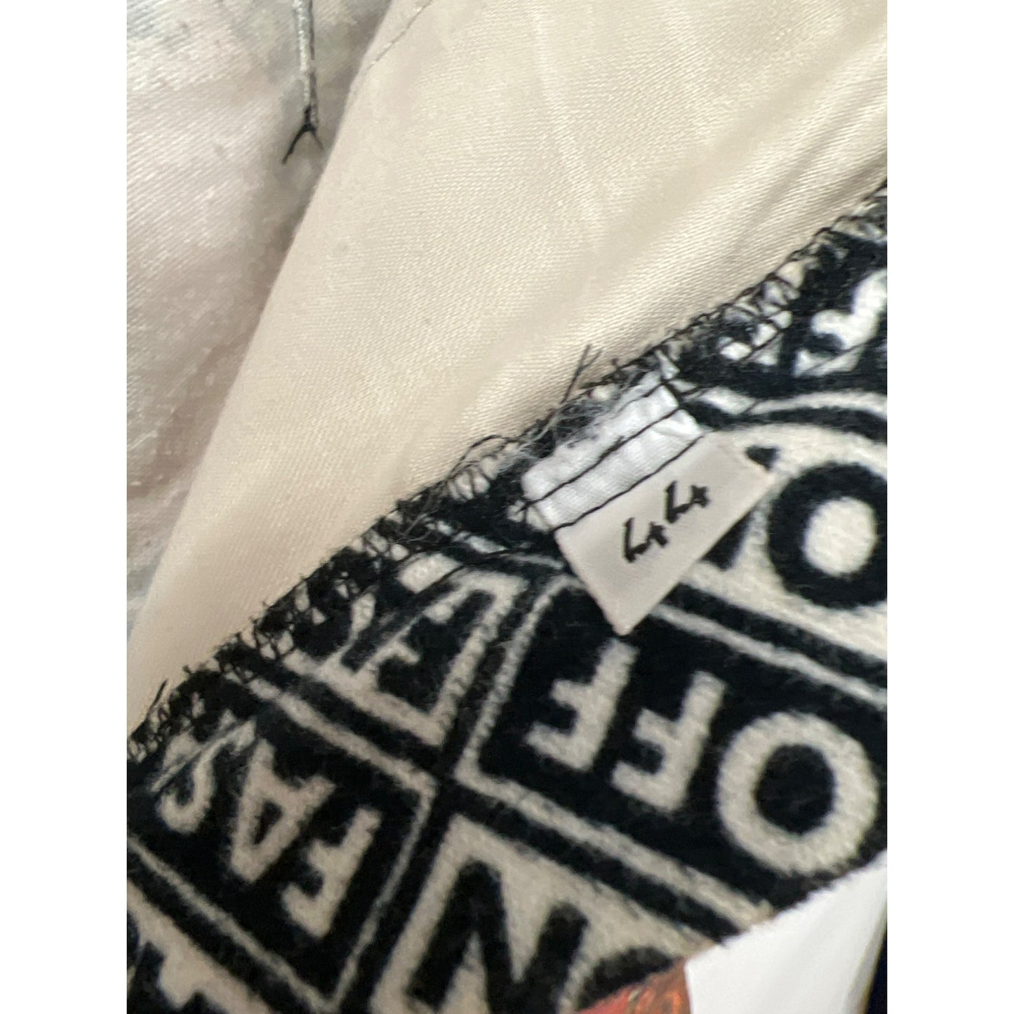 Vintage Moschino Floral Patchwork Pant Trousers Logo Design Pants