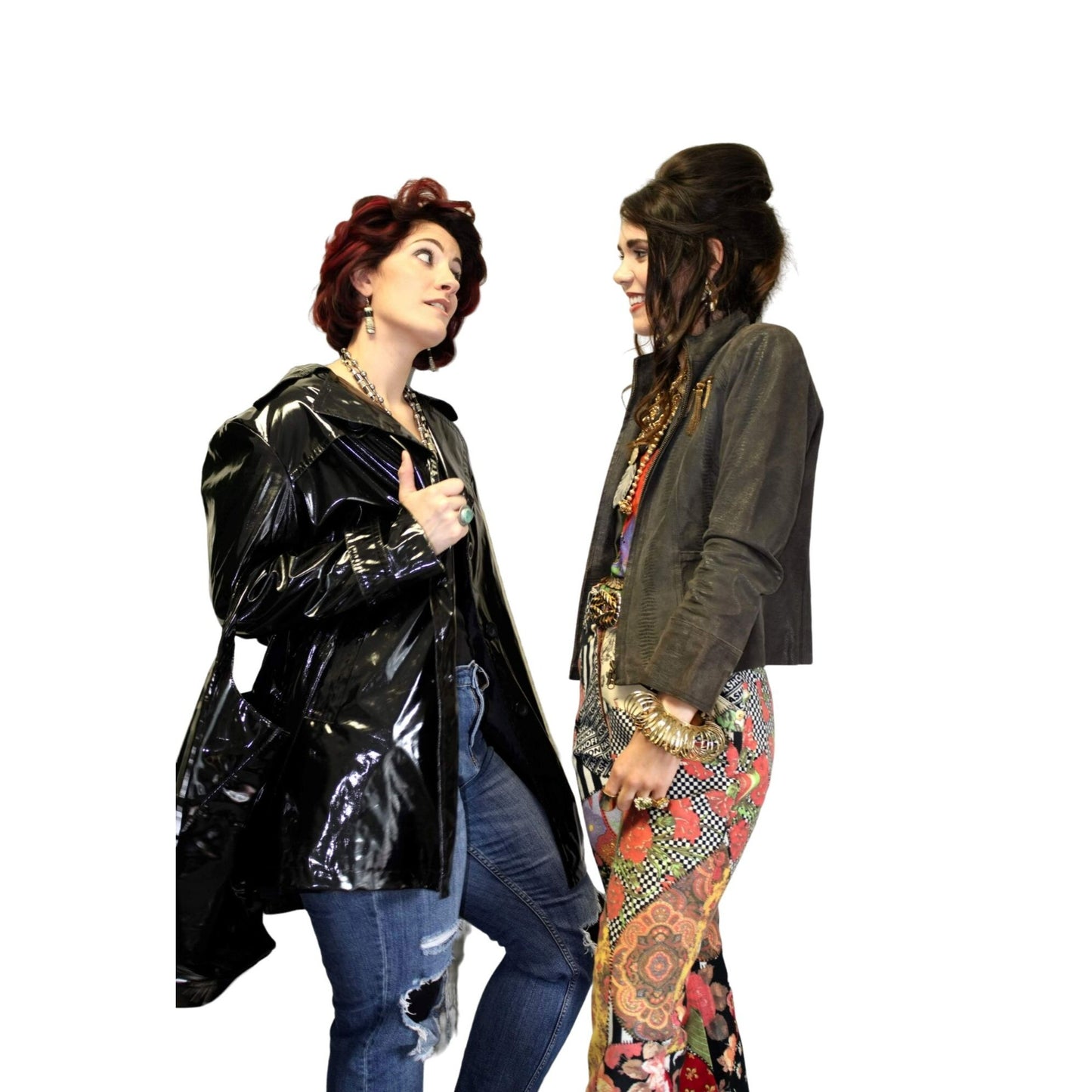 Vintage Moschino Floral Patchwork Pant Trousers Logo Design Pants