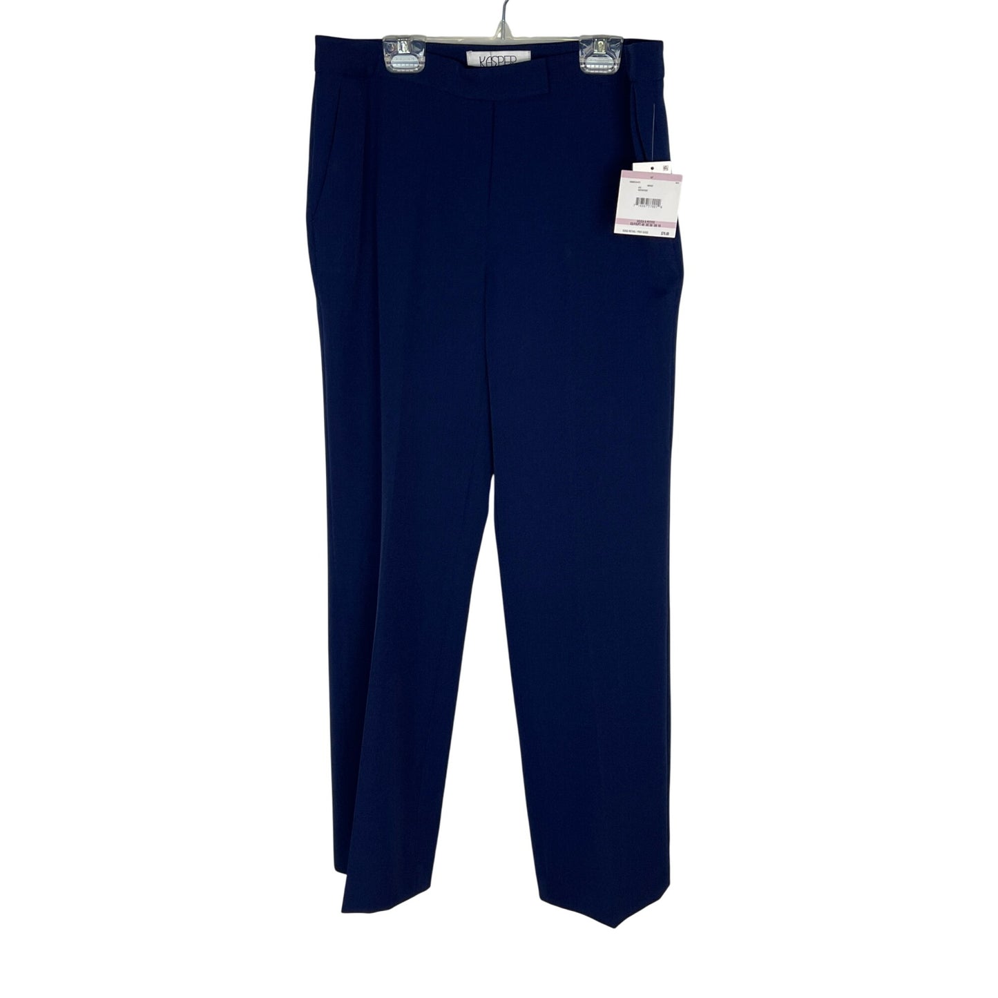 Kasper Womens Petite Two-Button Indigo Blazer Trousers Pants Suit Set Size 6P