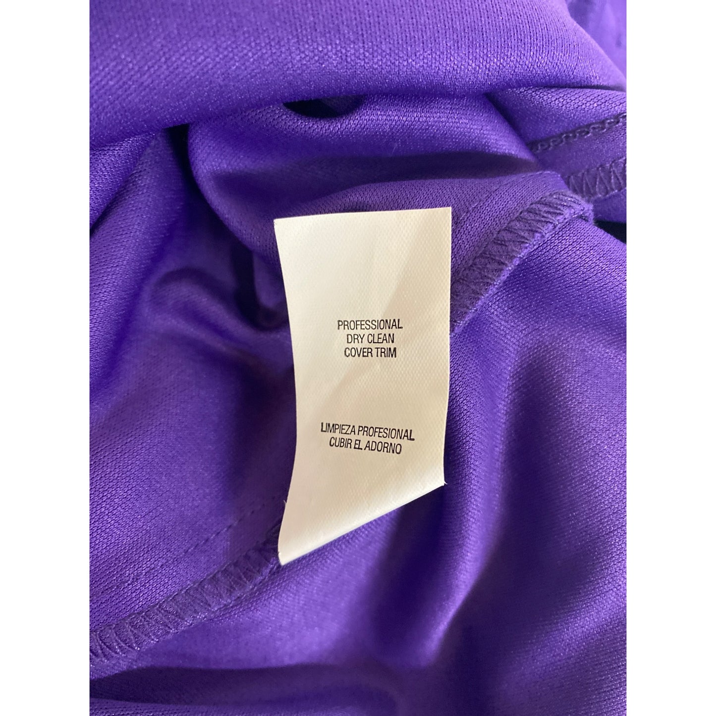 Vintage Deb Womens Purple One-Shoulder Dress With Embellishments Size 5