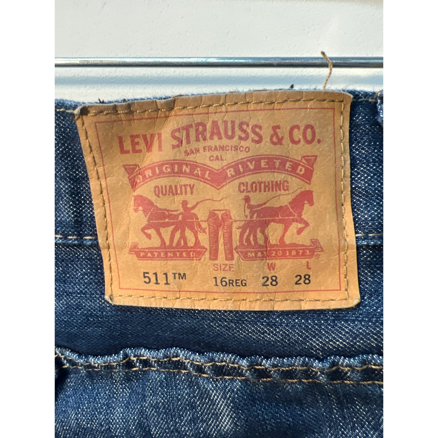 Levi’s 511 Slim Denim 28 x 28 Jeans 16 Regular