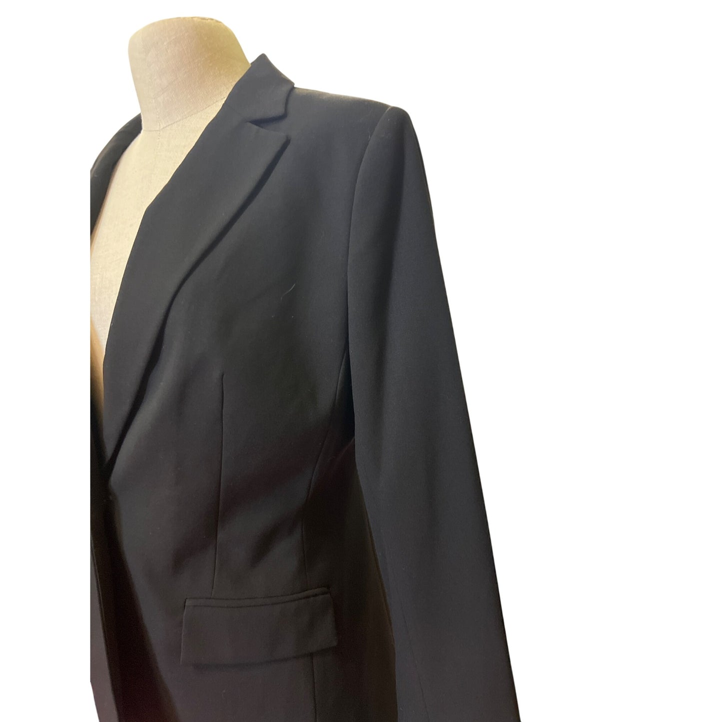 Calvin Klein Stretch Women's Black Suit Jacket Size 8