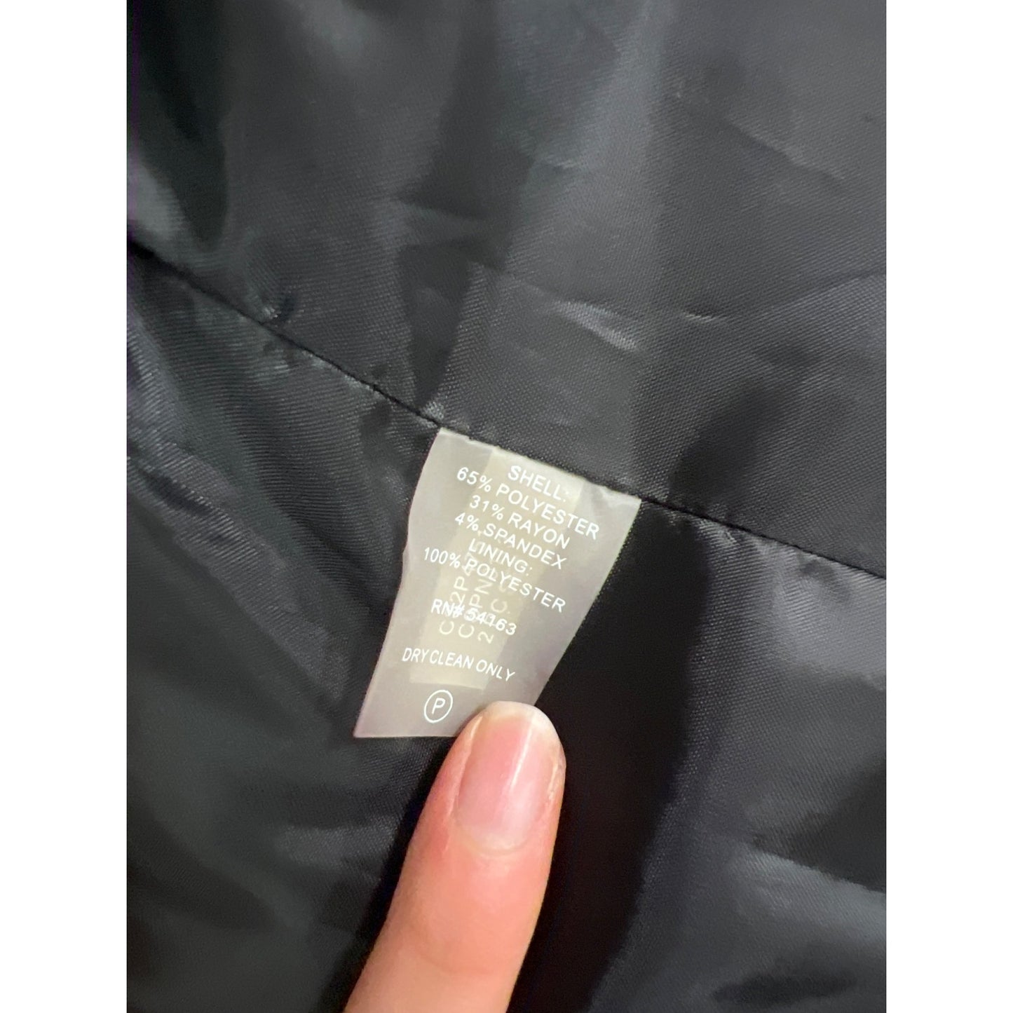 Calvin Klein Stretch Women's Black Suit Jacket Size 8