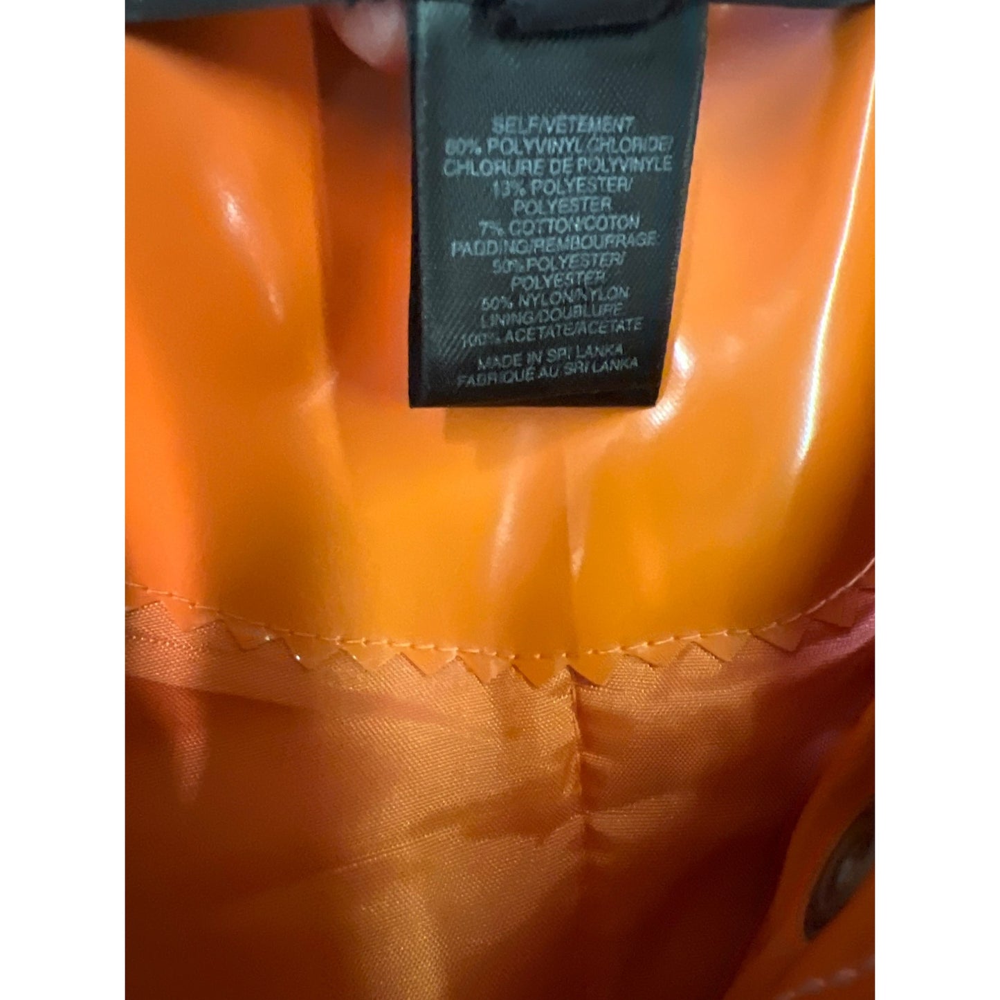 Vintage Marc Jacobs Orange Trench Coat Jacket Bold Fun Vibrant Color Nordstrom Y2K