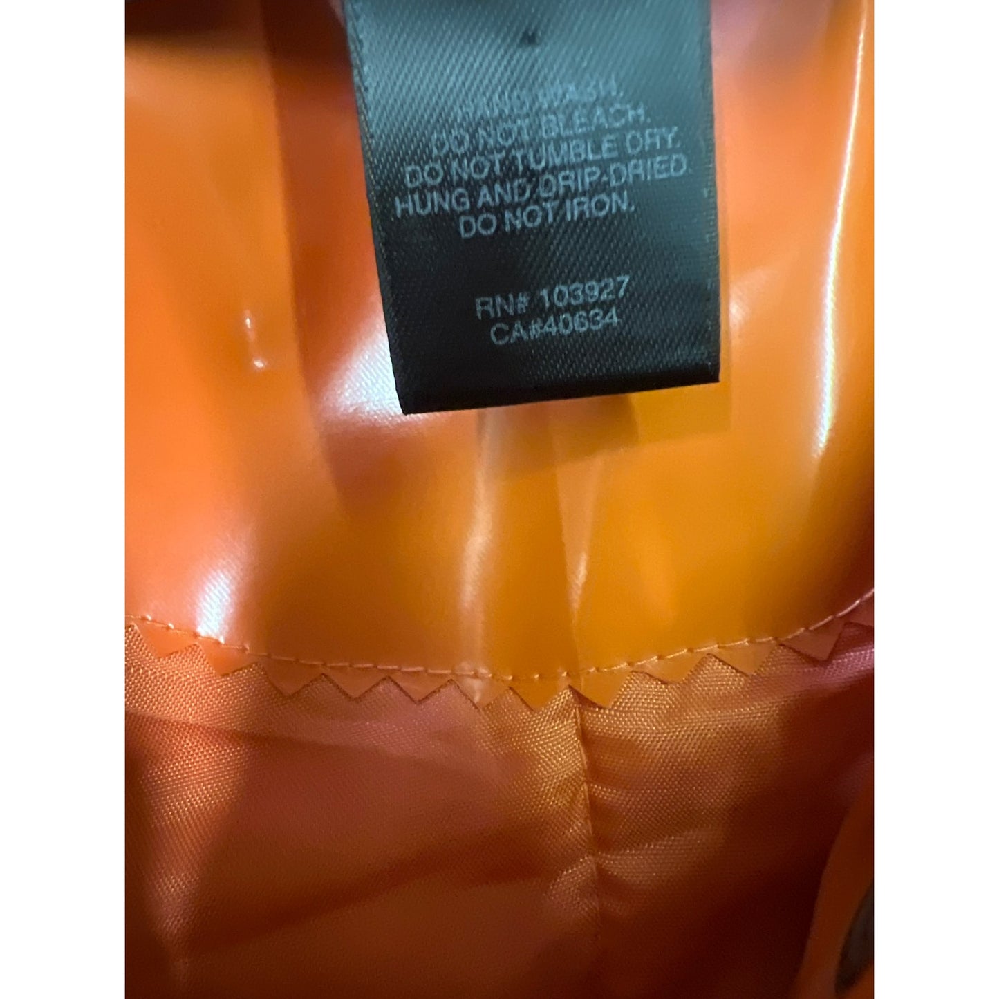 Vintage Marc Jacobs Orange Trench Coat Jacket Bold Fun Vibrant Color Nordstrom Y2K