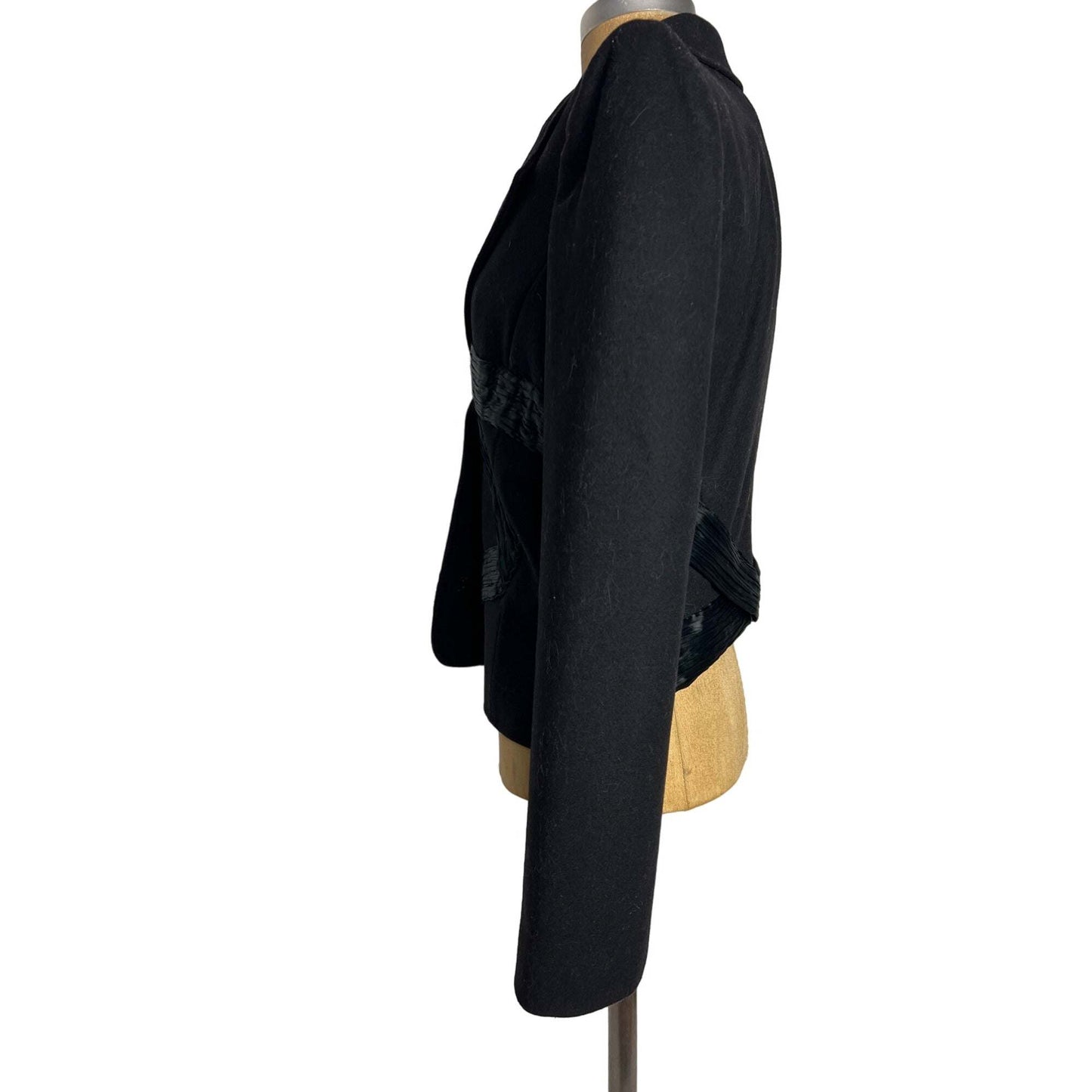 Emporio Armani Authentic Vintage Women's 8 Black Tuxedo Jacket