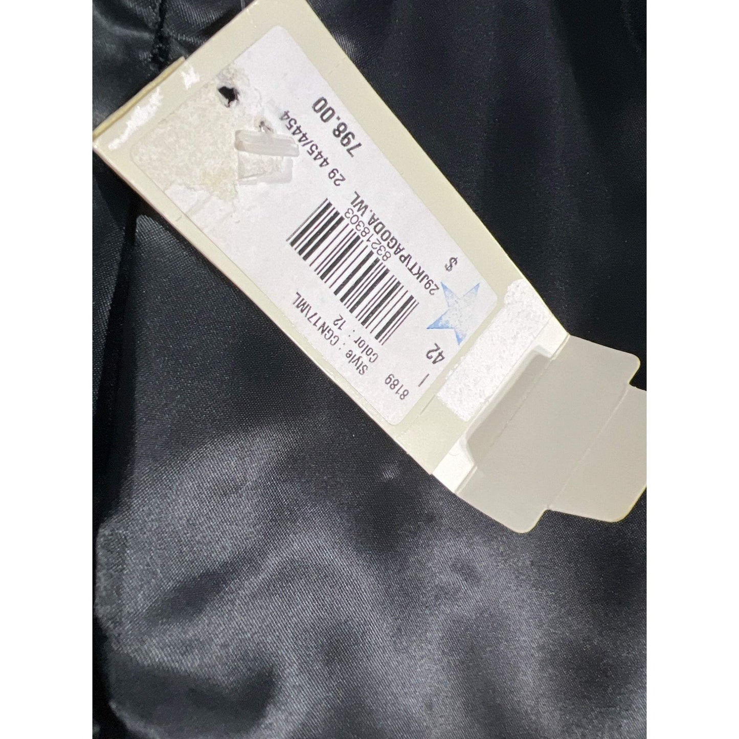 Emporio Armani Authentic Vintage Women's 8 Black Tuxedo Jacket