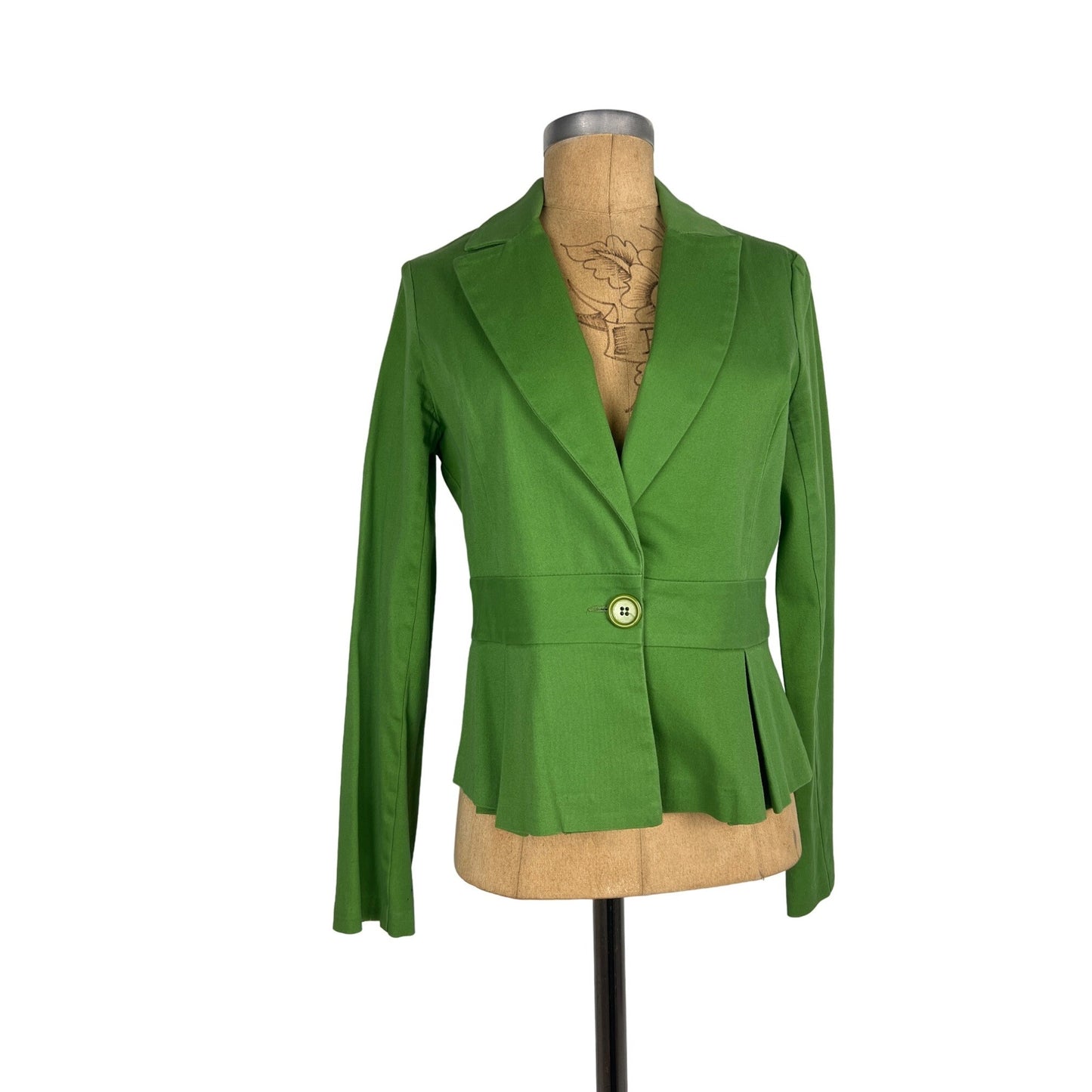 Necessary Objects Green Women's Jacket Authentic Vintage Blazer