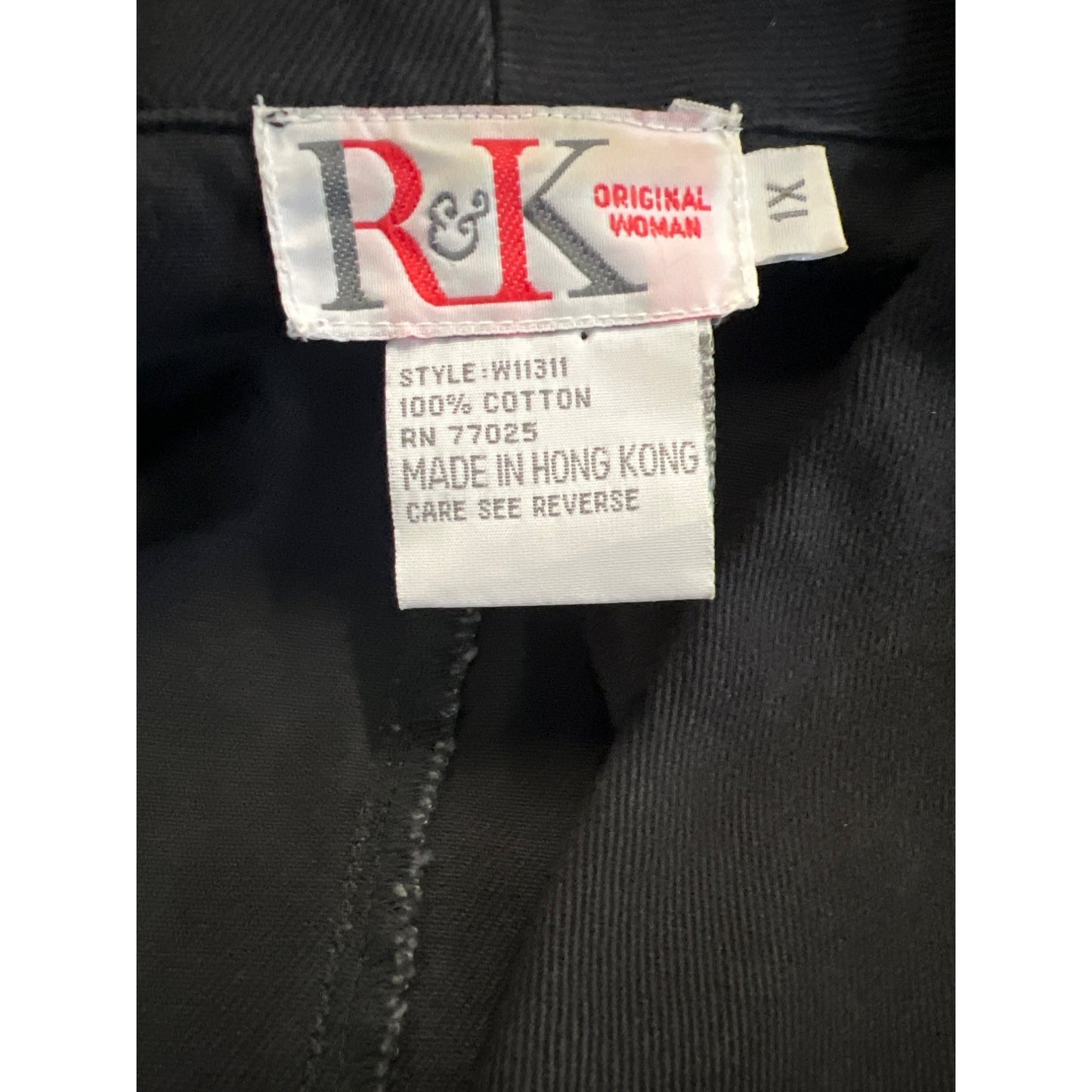 Vintage R & K Original Woman Black Embellished Blazer With Pearls & Rhinestones Size 1X