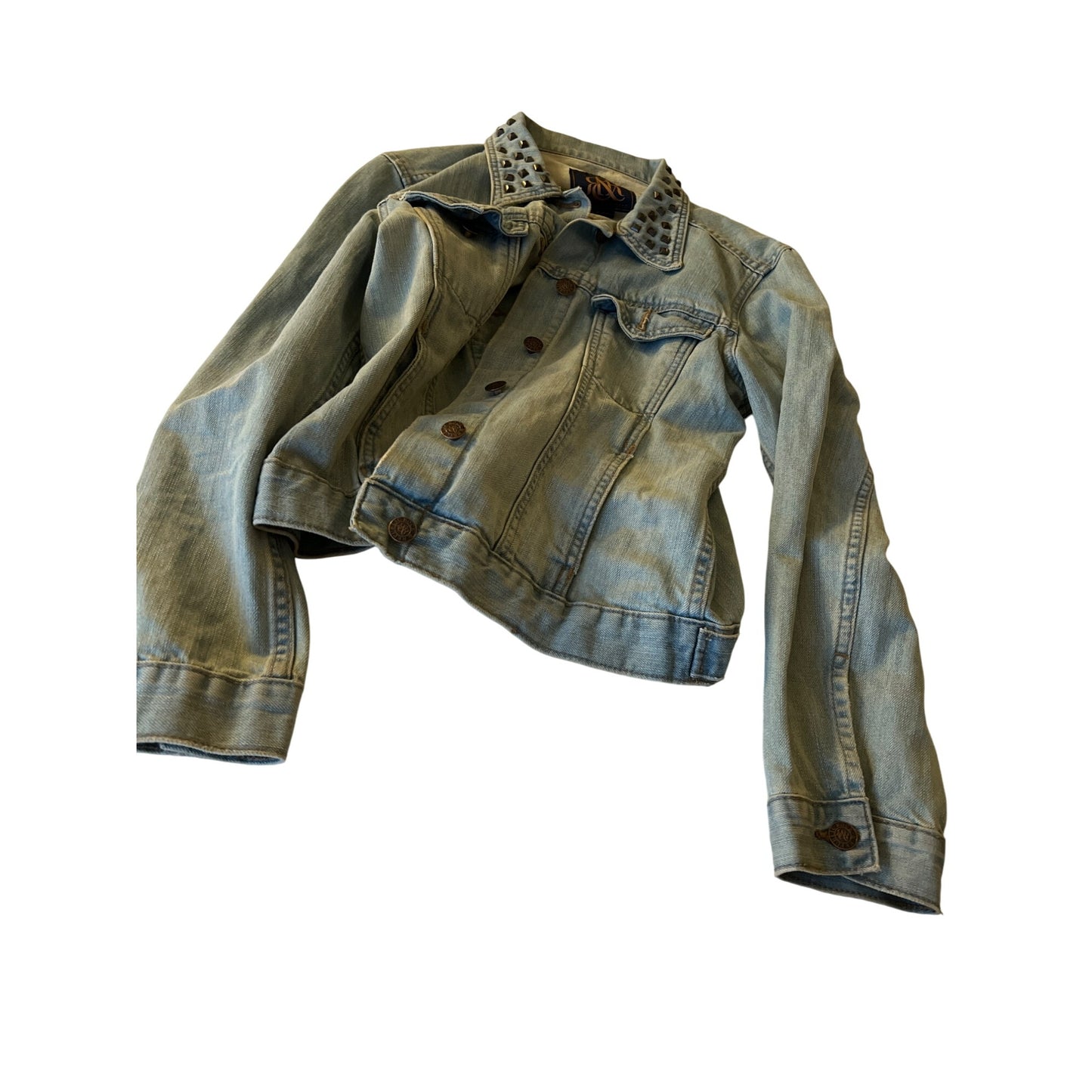Rock & Republic Denim Jacket Hitchiker Jean Studded Jacket