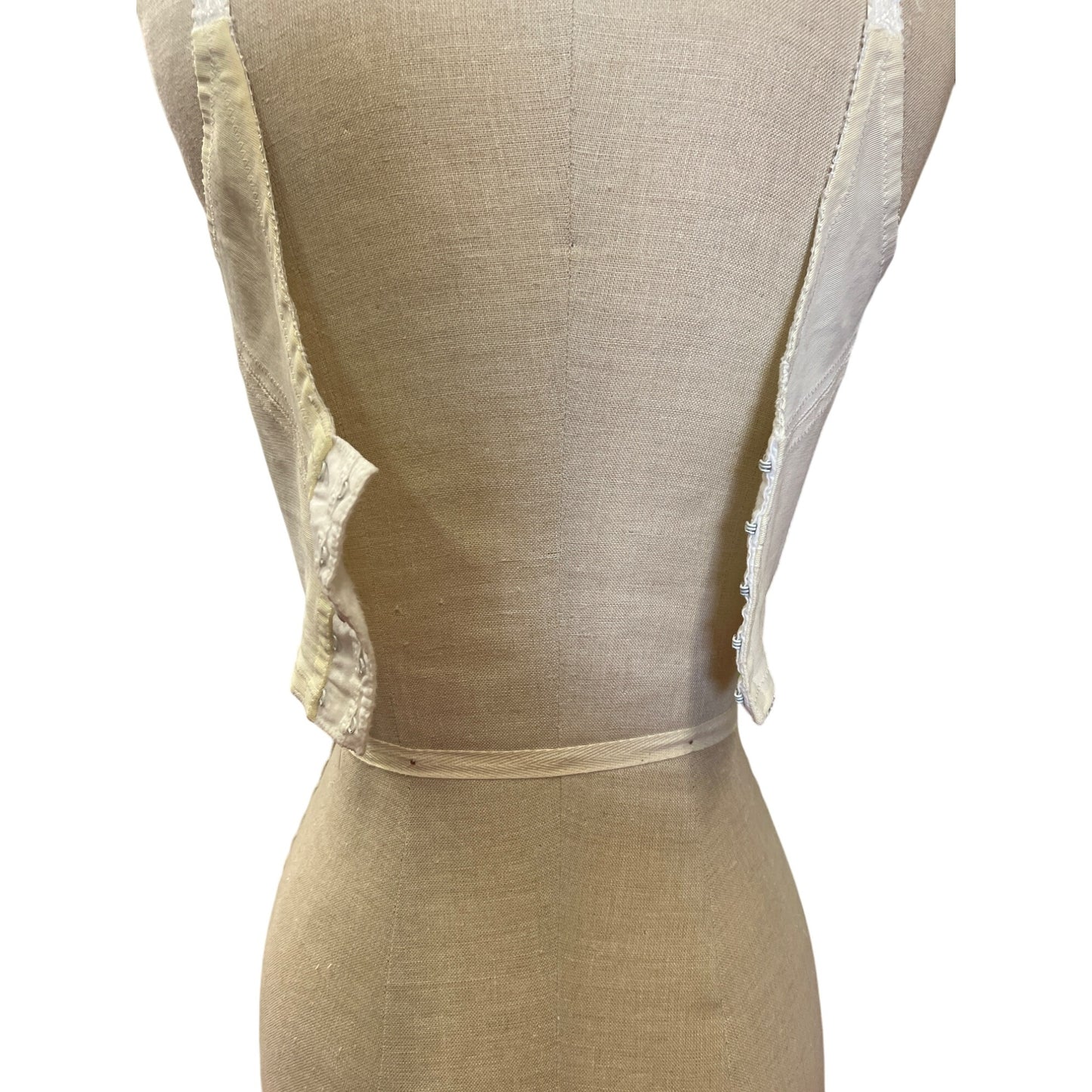 Vintage Lingerie Union Made Fantasia Original Lilyette White Lace Bustier Corset Top Bra