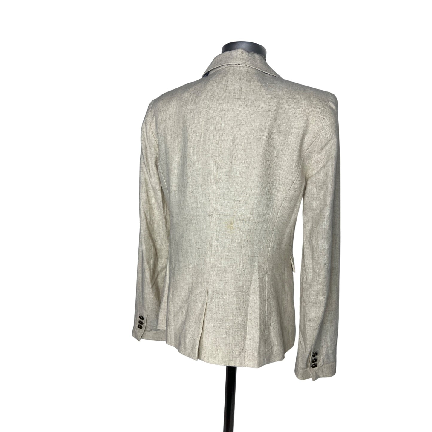 British Khaki Authentic Vintage Women's M Creme Blazer