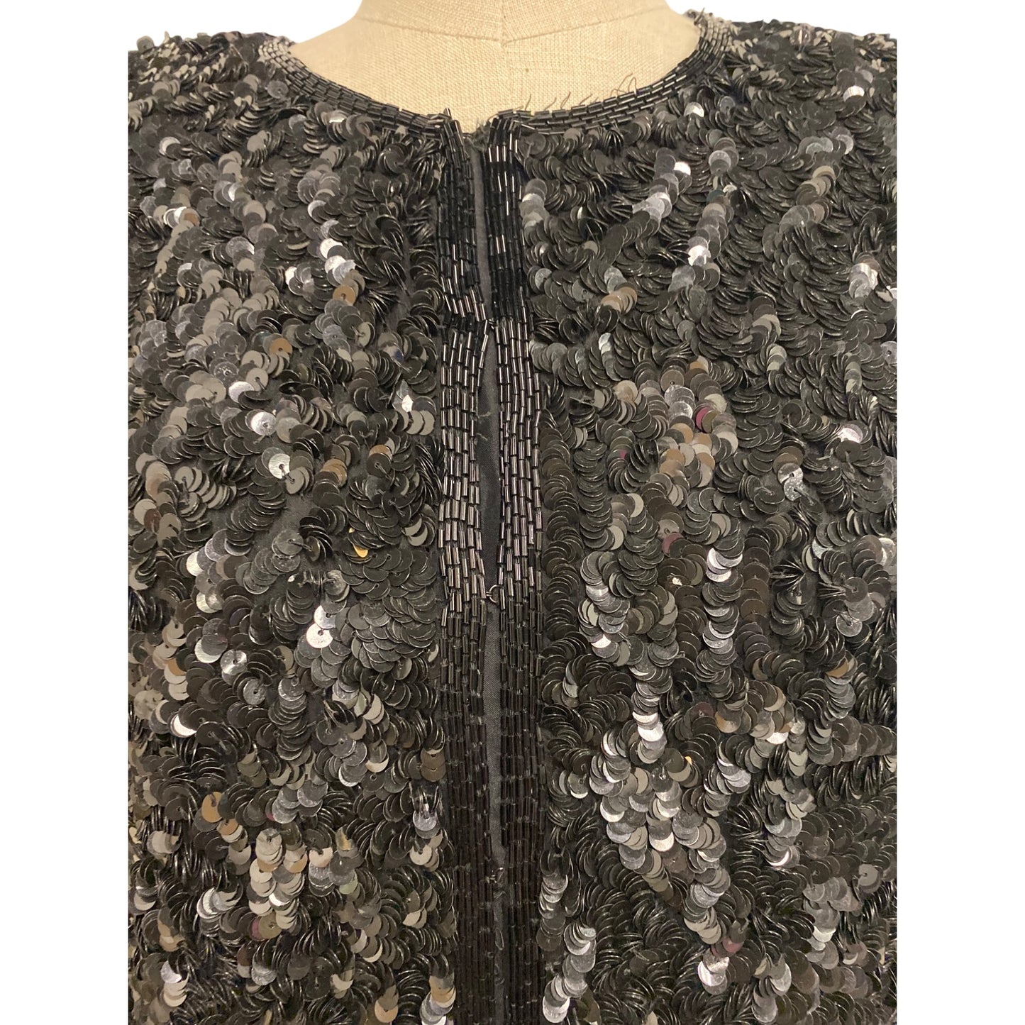 Lawrence Kazar New York Sequin Jacket