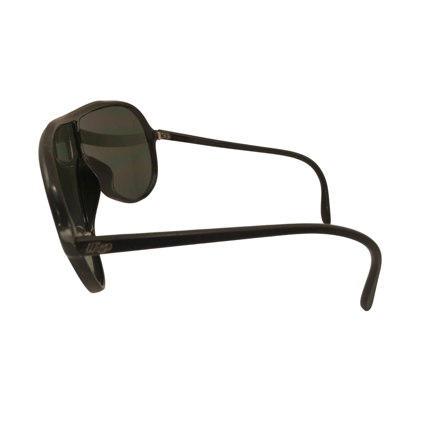 Wings Bausch & Lomb Vintage Eyewear Black Aviator Sunglasses