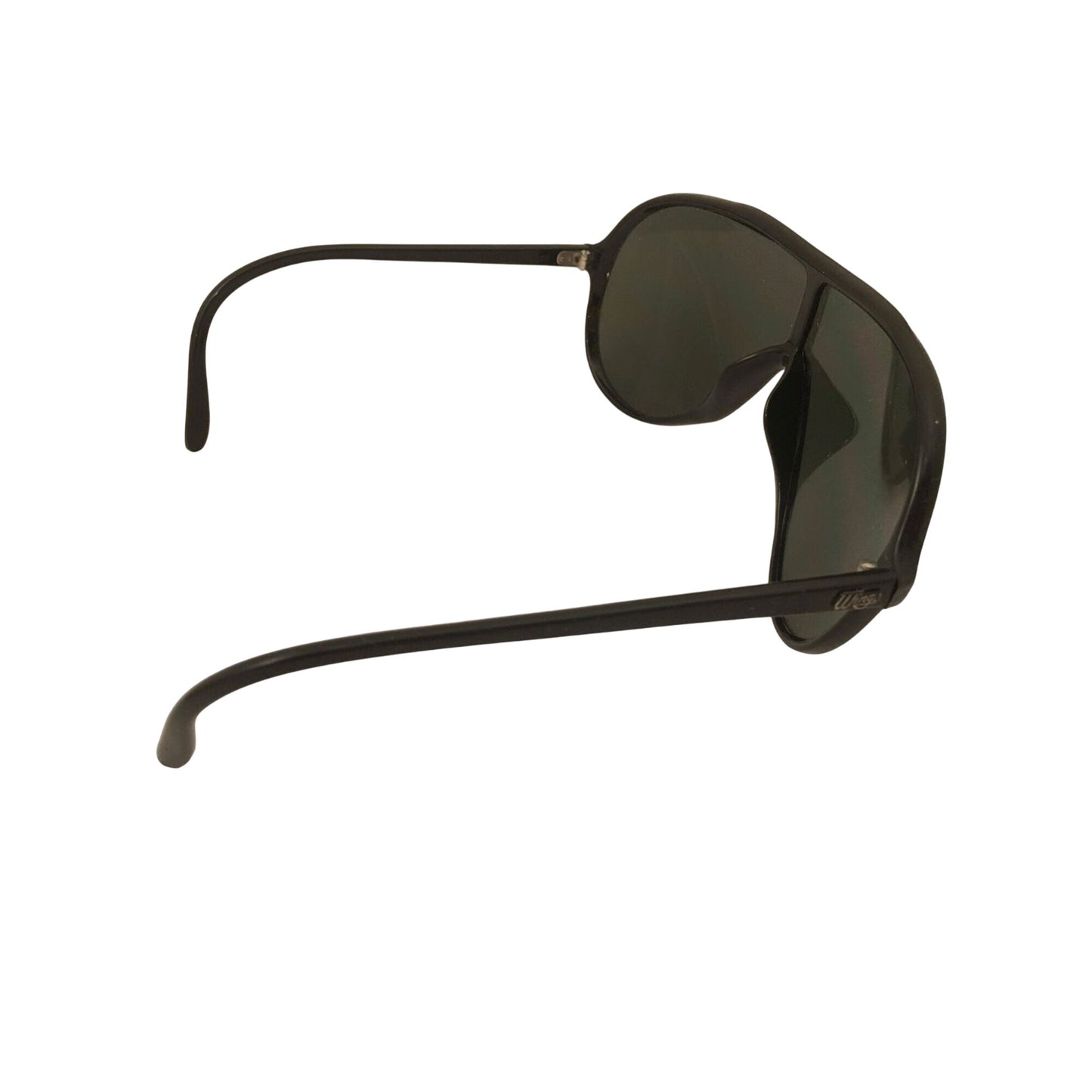 Wings Bausch & Lomb Vintage Eyewear Black Aviator Sunglasses