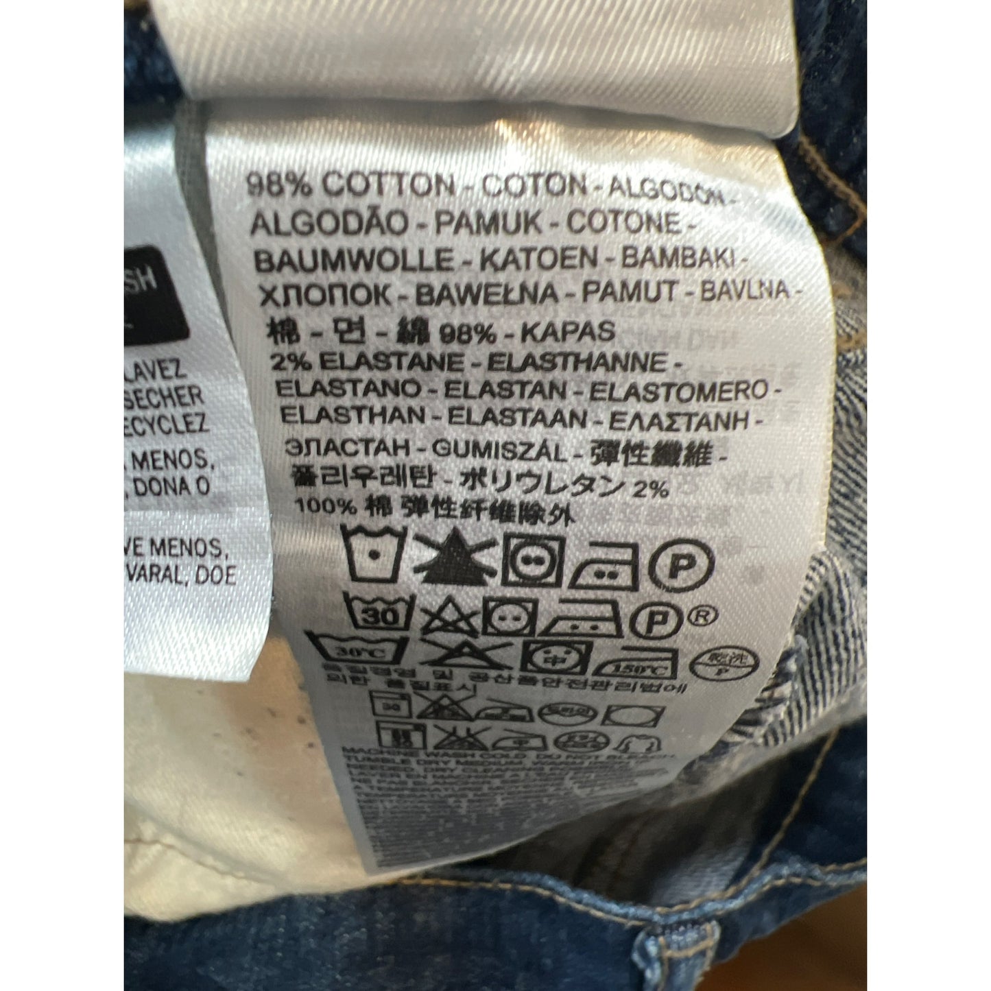 Levi Strauss & Co. Original Riveted 510 28x30 Jeans Denim Pant