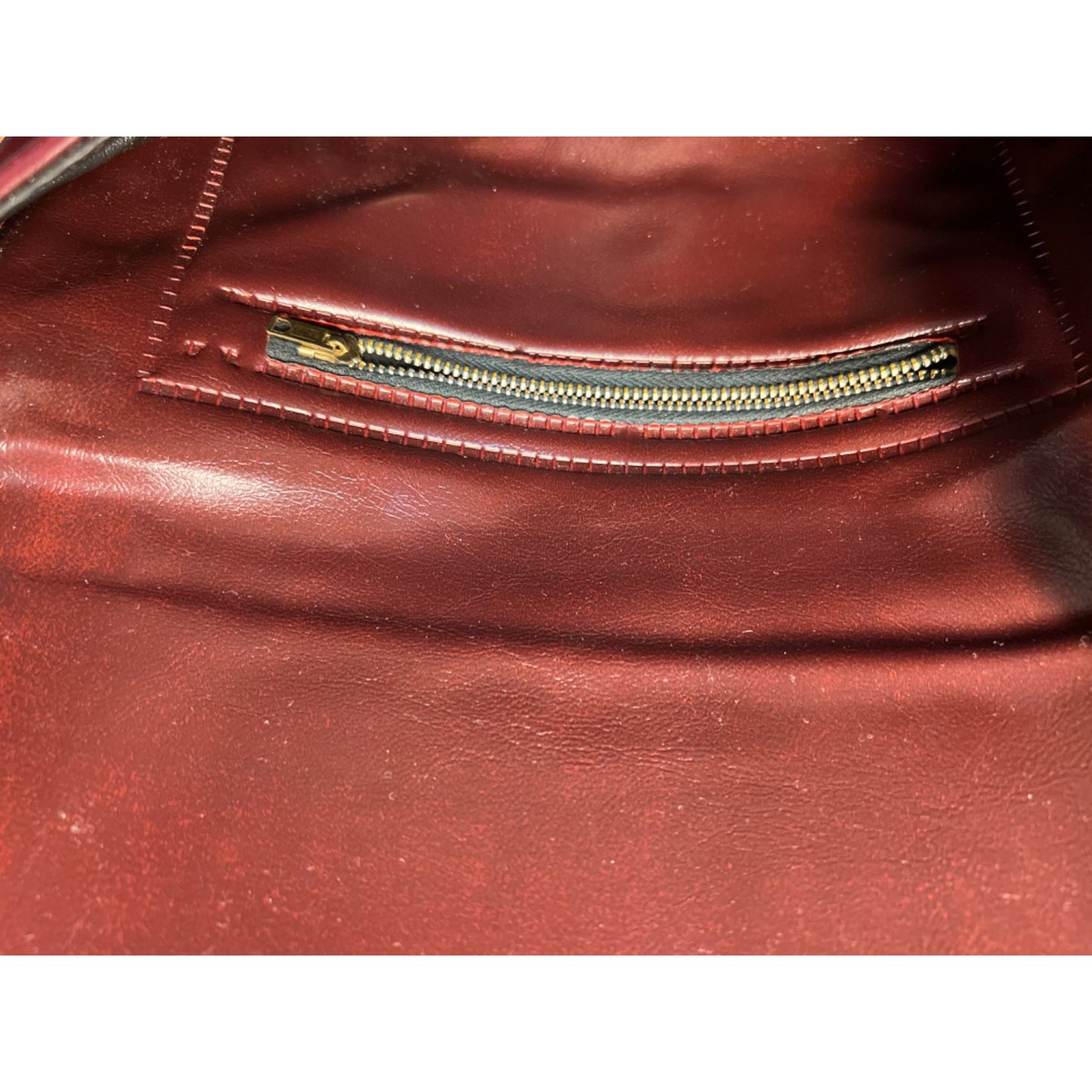 Vintage Maroon Clutch Bag