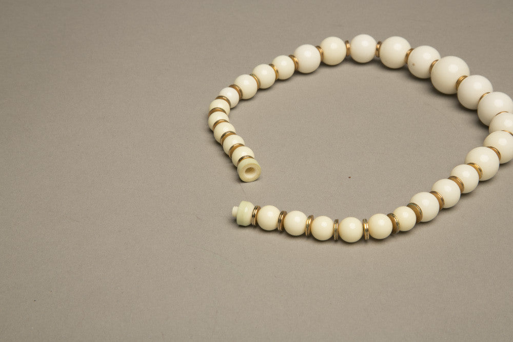Yves Saint Laurent Retro Short Necklace YSL Vintage Jewelry
