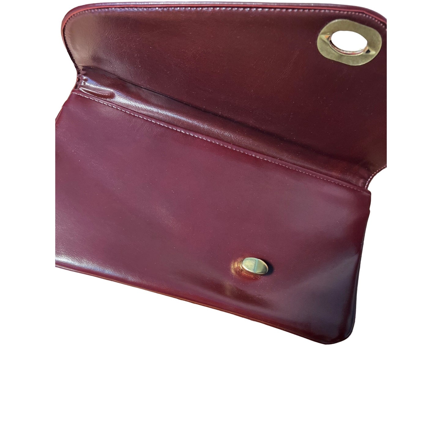 Vintage Maroon Clutch Bag