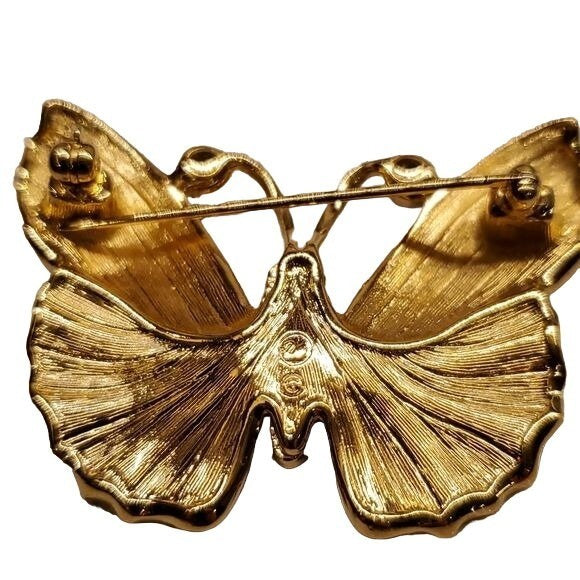 Vintage Swarovski Butterfly Pin Brooch Jewelry Sustainable Gift