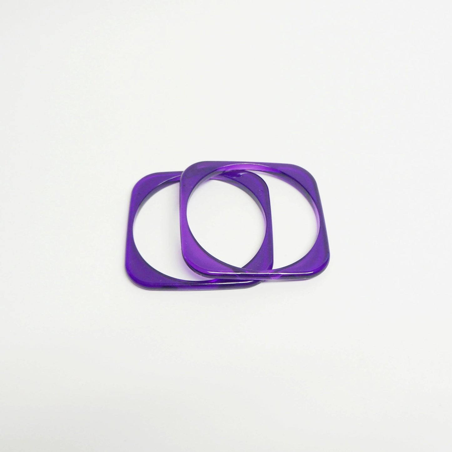Duo Set of Bangles Bracelet Vintage Plastic Jewelry