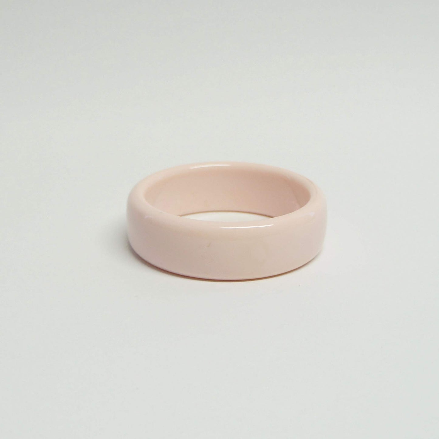 Pink Bangle Bracelet Vintage Plastic Jewelry