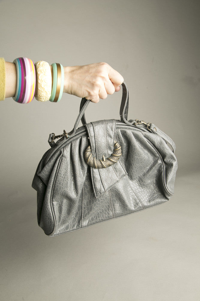 Women Shoulder Bags Vintage Handbag Retro Classic Small Purse 90s Buckle  Closure