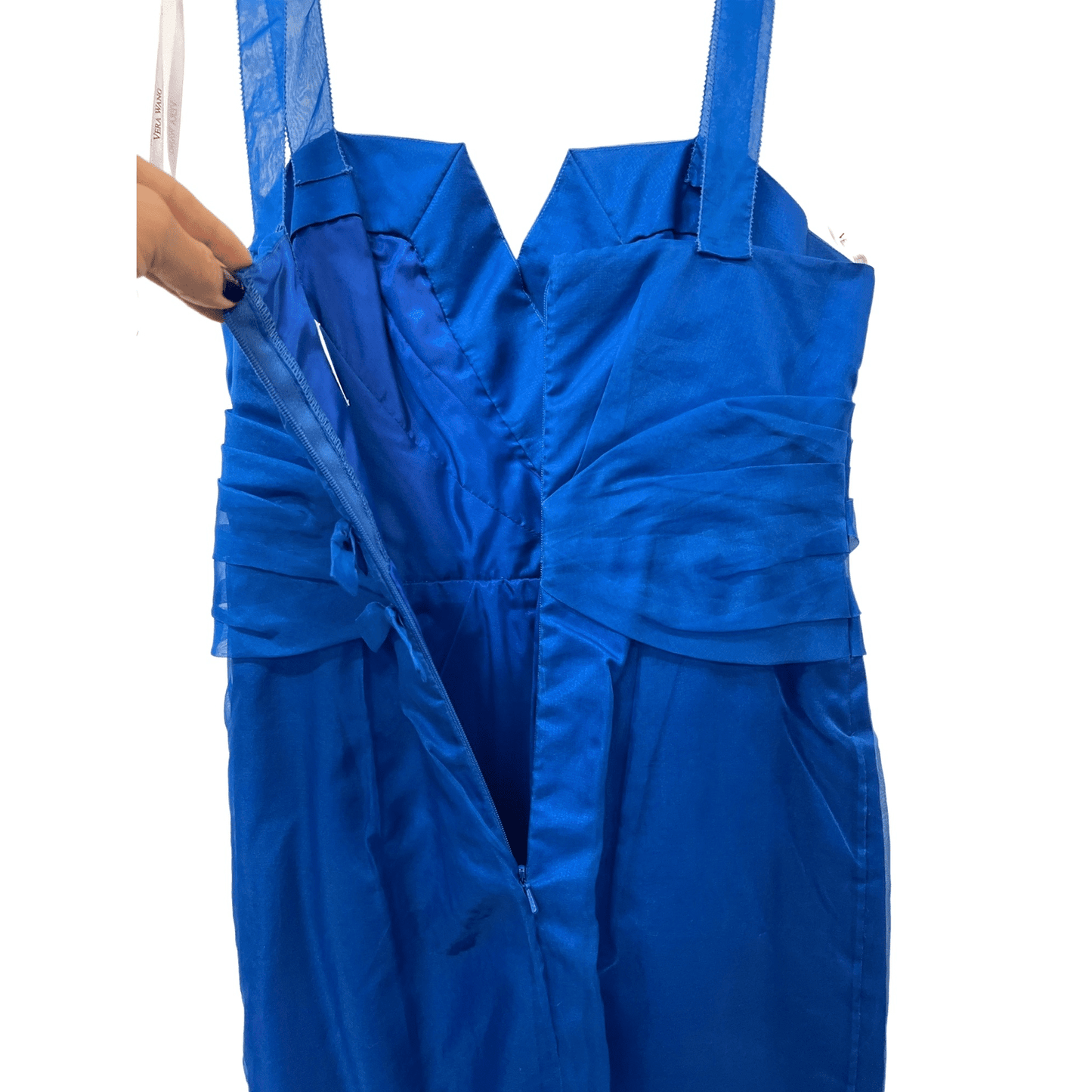 Vera Wang Designer Dress Maids Collection Royal Electric Blue
