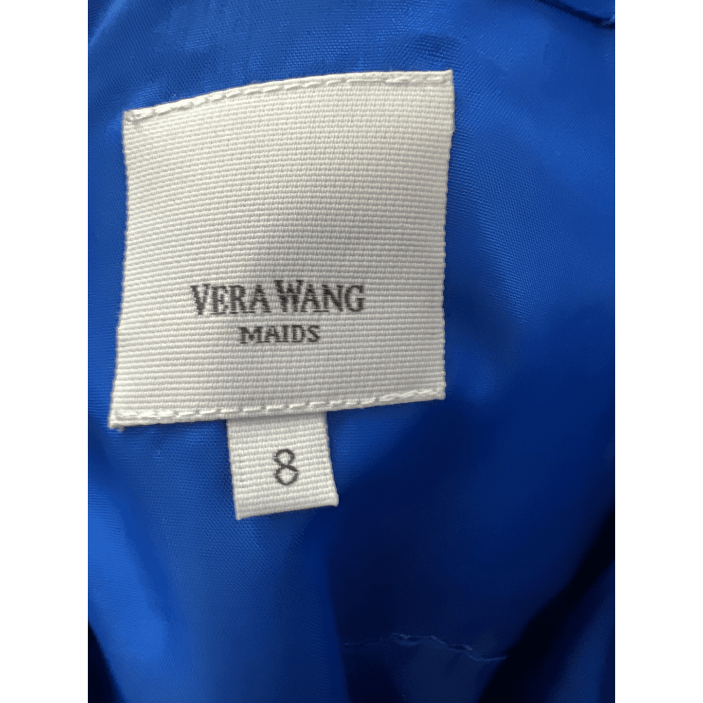 Vera Wang Designer Dress Maids Collection Royal Electric Blue