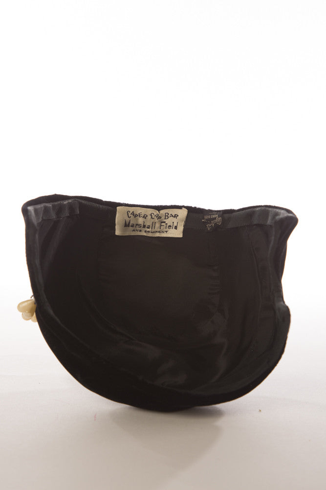 Art Deco Velvet Hat: A Touch of 1920s Elegance & Unique Millinery Artistry