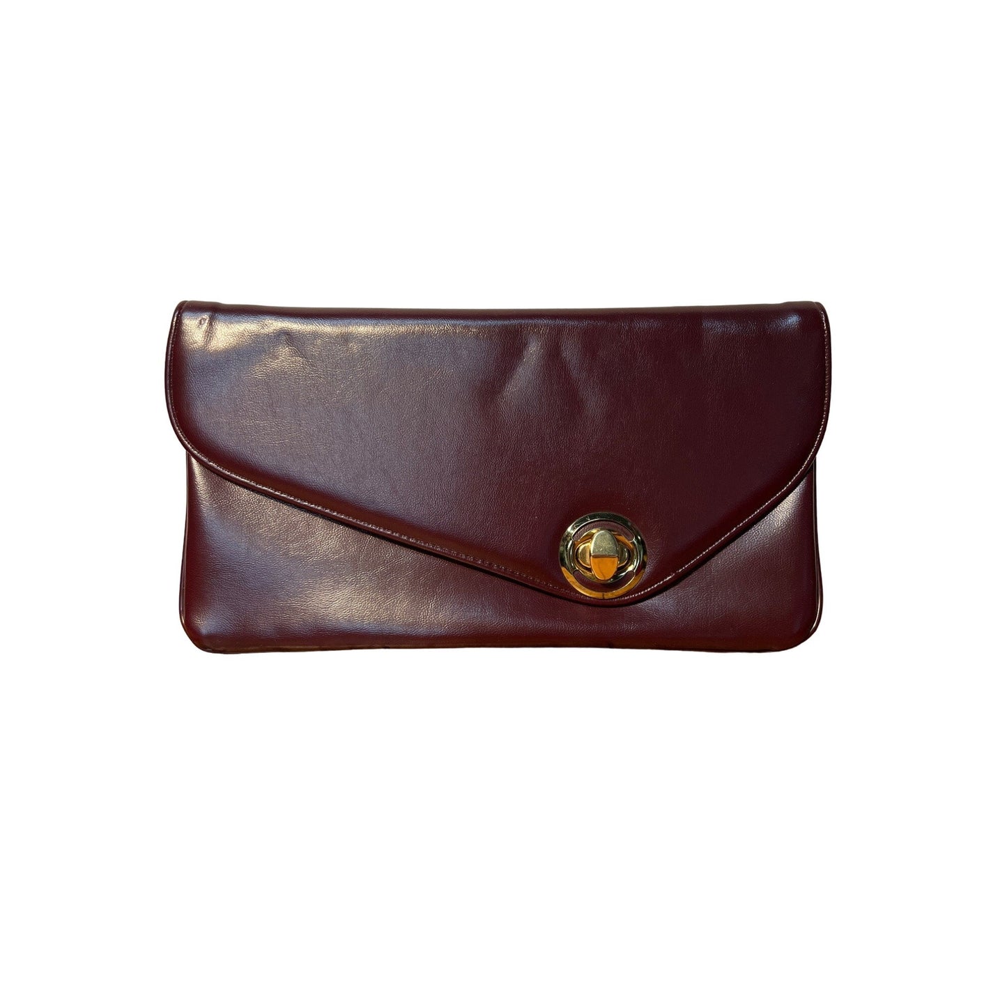 Vintage Maroon Clutch Bag