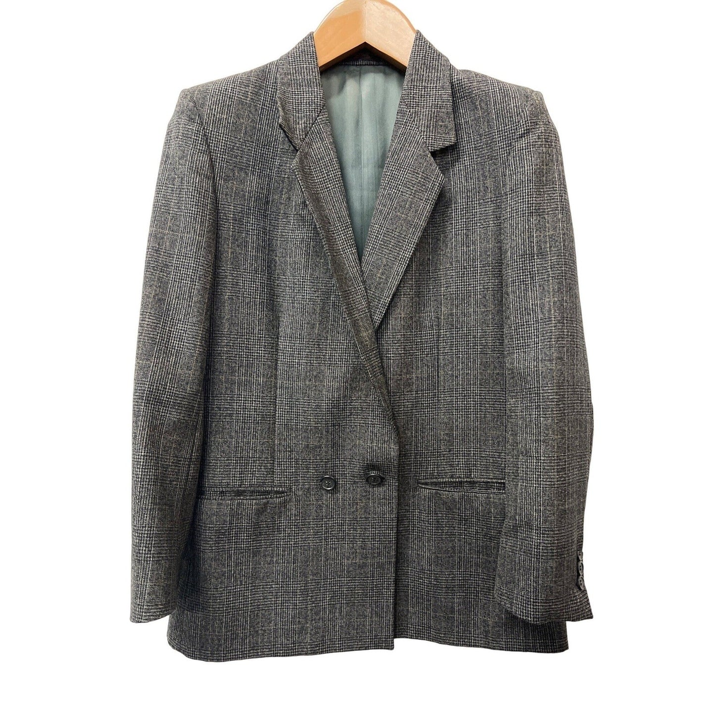 Vintage Huntington Two-piece set Suit Pleated Skirt Oversized Blazer Jacket