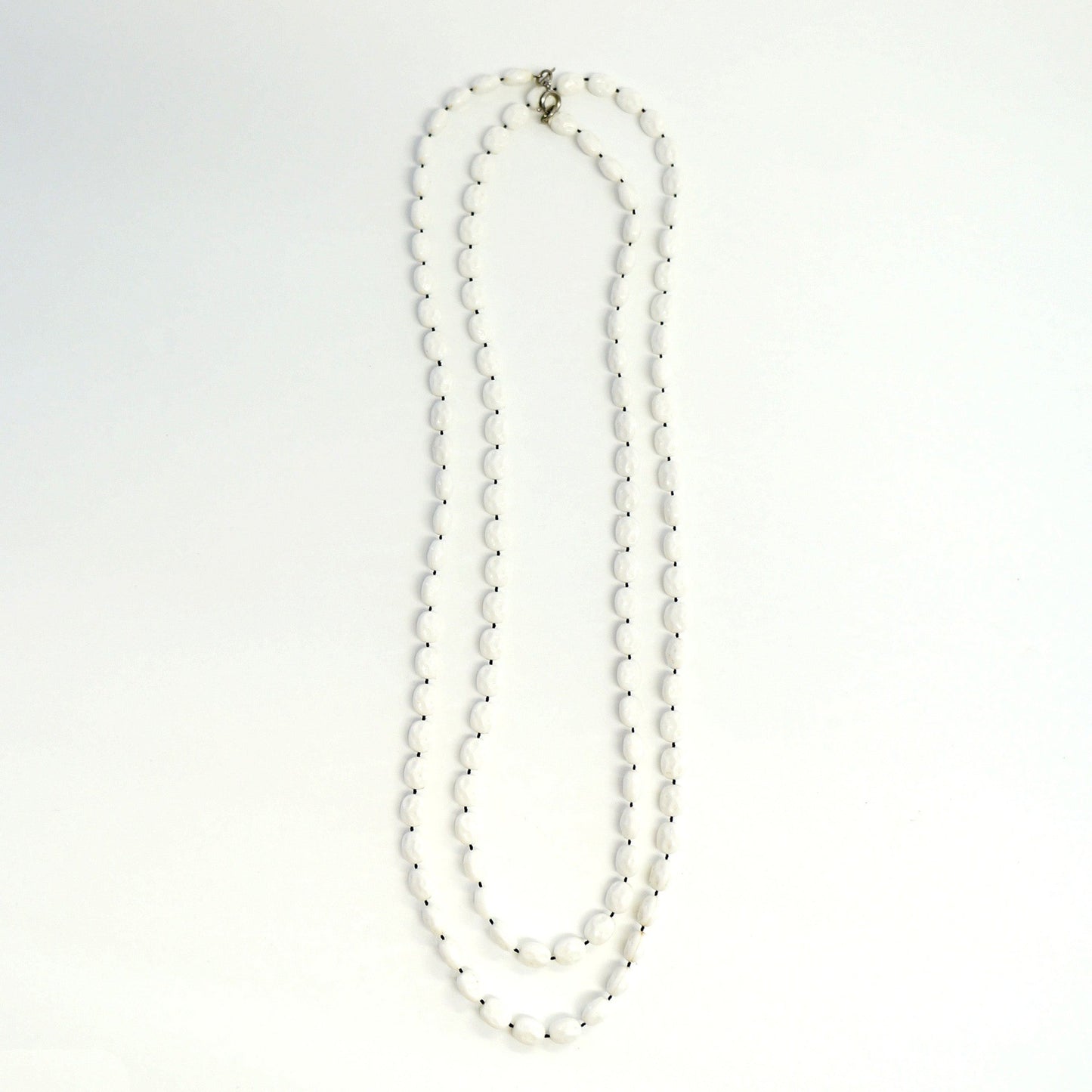 Flapper Long Necklace Vintage Plastic Jewelry