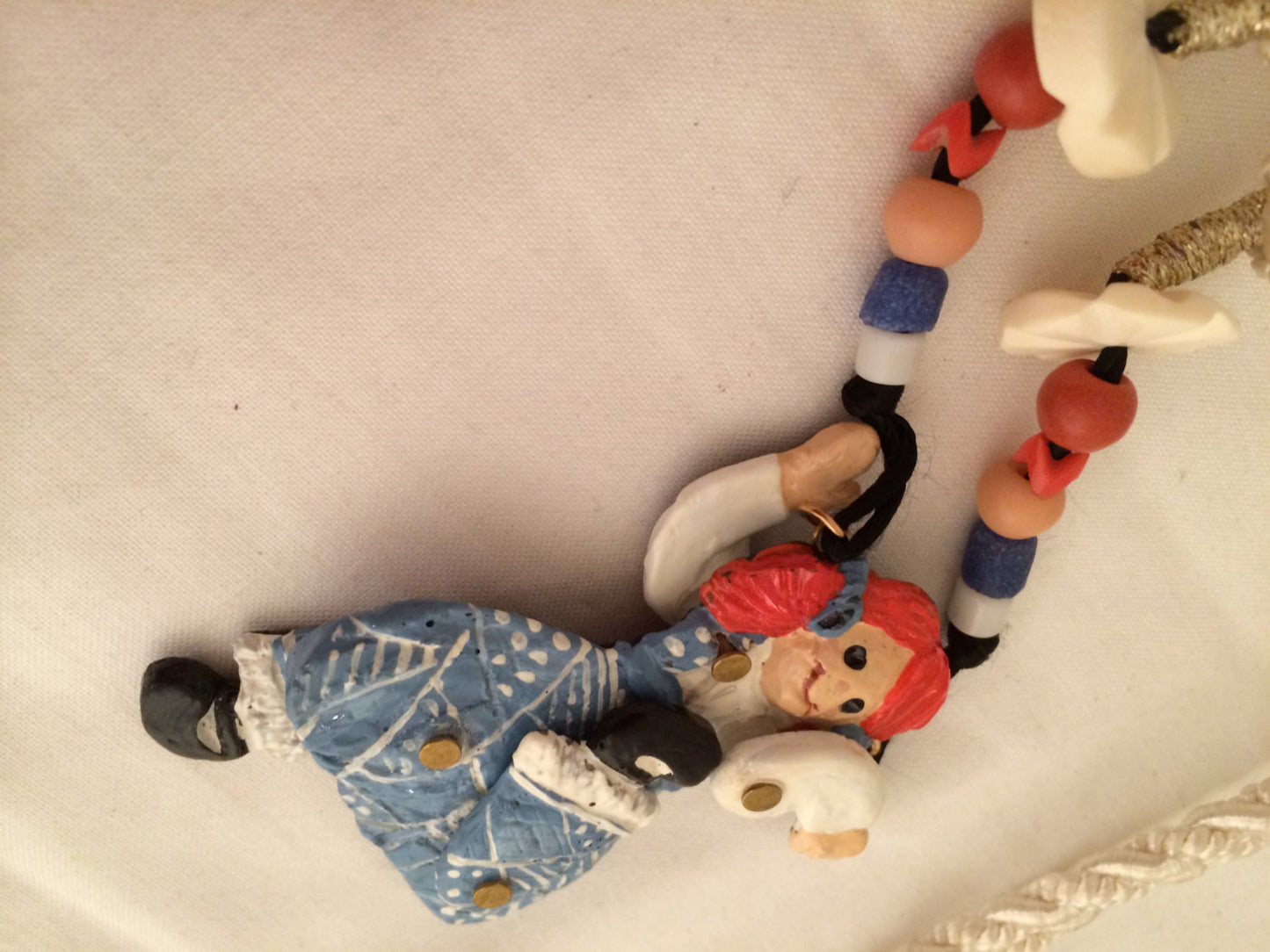 Dorian Designs Necklace Raggedy Ann Doll Pendant