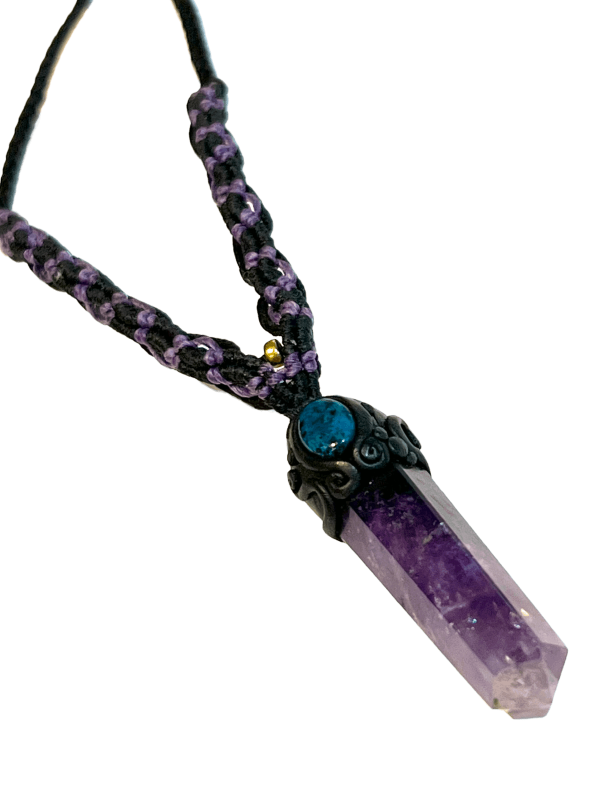 Amethyst Enchantment: Powerful Amethyst Crystal Pendant Necklace