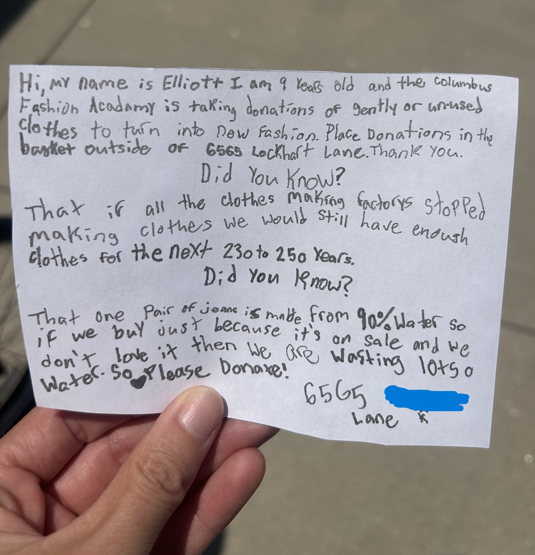 She Was 9. She Knocked on Every Door. Her Neighbors Left Clothes on Her Porch.