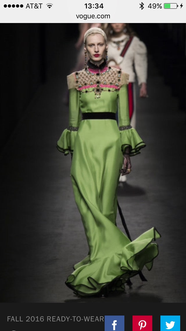 Gucci Show Fall'16 Where to begin? talkingfashion