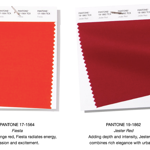 Color and Fashion: Pantone Colors