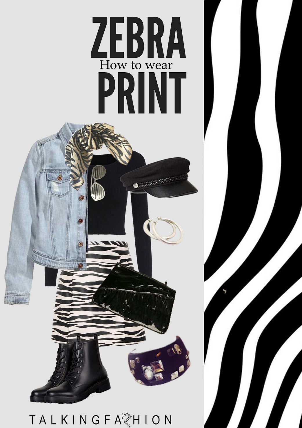 Zebra Print Styling by Anna To Ma Ngoc