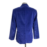 RLM Authentic Vintage Electric Indigo Blue Women Velvet Jacket  14 Made in Japan