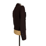 Sonia Rykiel Chocolate Brown Double Chest Blazer Authentic Vintage Jacket Classic Timeless Quality