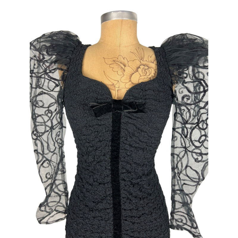 Vintage 80s Climax Karen Okada for David Howard Iconic Design Little Black Dress Collectible LBD, Fundraiser Supports Sustainable Fashion Vintage 80s Climax Karen Okada for David Howard Iconic Design Little Black Dress Collectible LBD, Fundraiser Supports Sustainable Fashion
