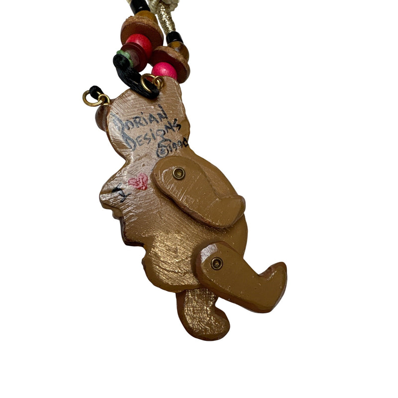 I LOVE YOU BEAR NECKLACE VINTAGE DORIAN