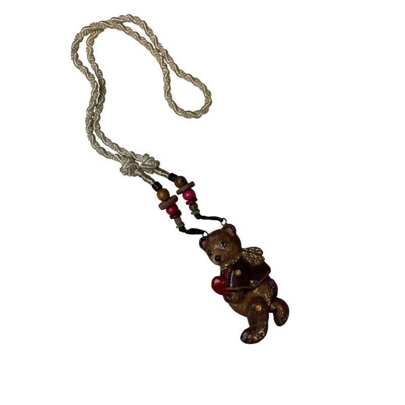 I LOVE YOU BEAR NECKLACE VINTAGE DORIAN