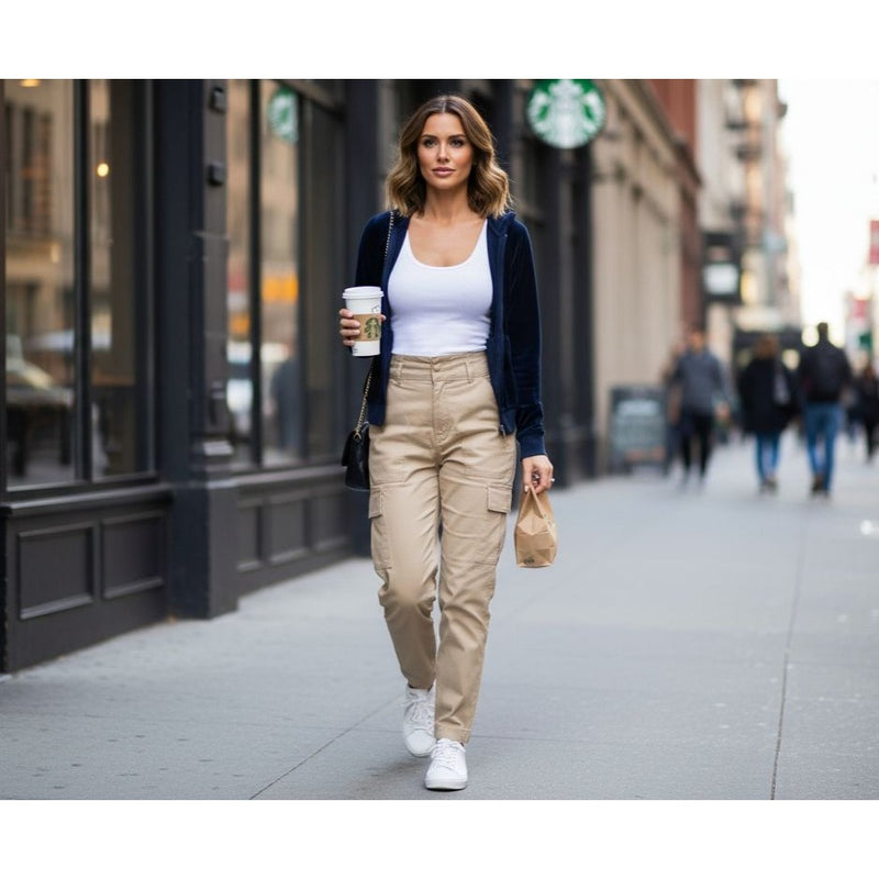 Vintage Juicy Couture Womens Velour Zip-Up Hoodie Jacket M