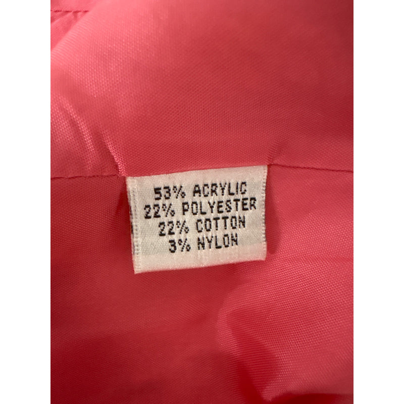 Vintage Y2K Chetta B Sherrie Bloom Peter Noviello Confetti Tweed Skirt Suit Pink Trim Size 6, Sustainable Fashion Education Fundraiser