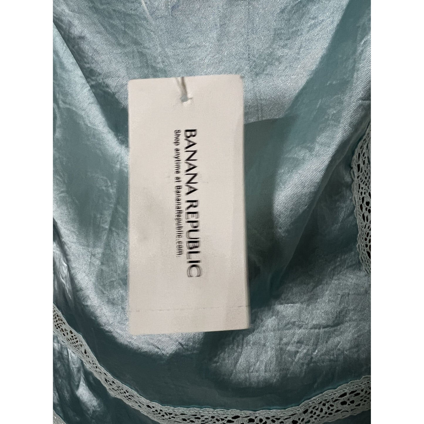 Banana Republic Aqua Blue Feminine Camisole Women's Top