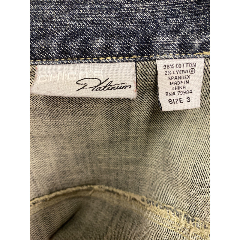 LUXBOHEME Handmade Upcycled Denim Jacket With Embroidery Upholstery Fabric Back Patch, Fundraiser for Sustainable Fashion Education Programs